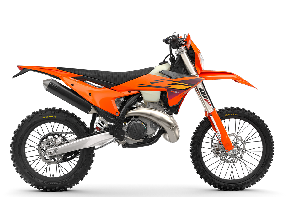 KTM 300 EXC enduro motorcycle side view